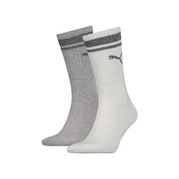 Шкарпетки Puma Crew Heritage Stripe Unisex 261058001-002 світло-сірий 43-46 (8718824801063) - мініатюра 3