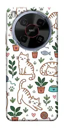 TPU чохол Demsky Cats pattern для ZTE Nubia V70 Max
