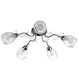 Люстра стельова Brille класична E14 40W CH (LK-246C/5)