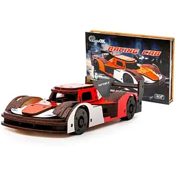 Дерев'яний 3D конструктор Racing Car PuzzleOk Puz-01037 146 деталей