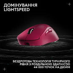 Мышь компьютерная Logitech Pro X Superlight 2 Dex Pink (910-007371,910-007375) - миниатюра 2