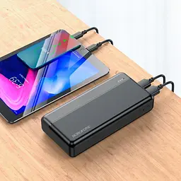Зовнішній акумулятор Borofone BJ24A 20000mAh 2USB та Type-C чорний - мініатюра 4