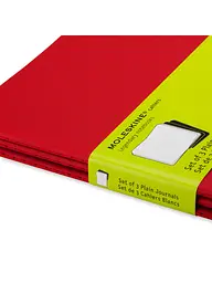 Записник Moleskine Cahier середній, Нелінований Бордо (CH118) - мініатюра 2