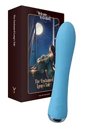 Вібратор з підігрівом FairyGasm WowGenie, блакитний