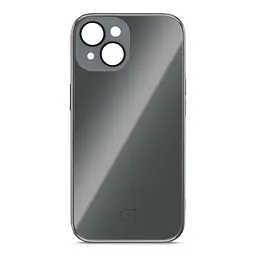 Чехол-накладка для Apple iPhone 14, Replica MagSafe, серый, противоударный защитный чехол с магнитным кольцом MagSafe, защита всего корпуса, TPU+PC, зеркальный, выступающий бортик вокруг экрана, ArmorStandart (ARM76219)
