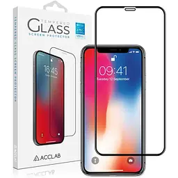 Скло захисне ACCLAB Full Glue ESD Apple Iphone X/XS/11 Pro (1283126532139)