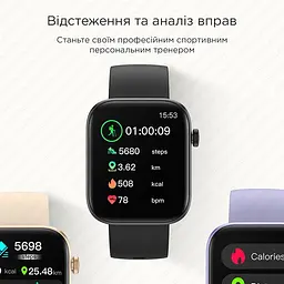 Смарт-годинник Colmi p71 black - мініатюра 9