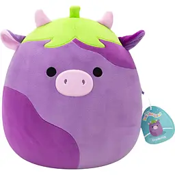 М'яка іграшка Squishmallows Корівка-Баклажан Фредерік 30 см (SQCR07969) - мініатюра 4