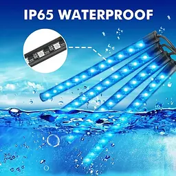 LED Підсвічування Салон неоновий 12V 22x4см RGB5050 (Пульт Прикурювання USB) 4 шт. - мініатюра 2