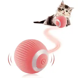 Інтерактивна іграшка для котів і маленьких собак UFT Розумний м'яч CatToy 1 Pink - мініатюра 2