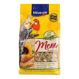 Корм Vitakraft Premium Menu для середніх папуг 1 кг (21003) - мініатюра 2