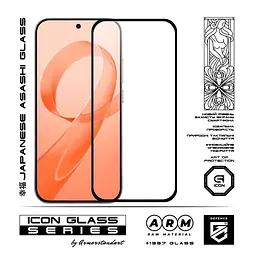 Захисне скло для Xiaomi Poco F8 Pro, Icon, 2.5D загартоване скло, повне проклеювання, глянсове, удароміцне, з олеофобним покриттям, сумісне з чохлами, міцність 9H, проста установка, ArmorStandart (ARM89245) - мініатюра 2