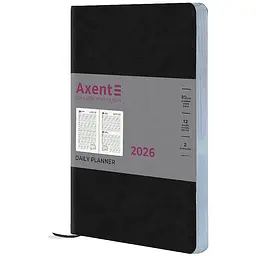 Щоденник Axent Partner City Soft 2026 чорний 145 х 210 мм (8821-26-01-A) - мініатюра 2