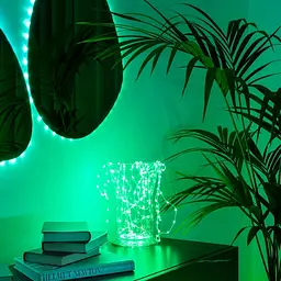 Twinkly Гірлянда Smart LED Twinkly Dots Lights RGB 400 IP44 20м кабель чорний - мініатюра 5