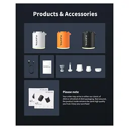 Насос для надувних меблів Flextail Tiny Pump Х з функцією ліхтаря, помаранчевий (6975755964379) - мініатюра 8