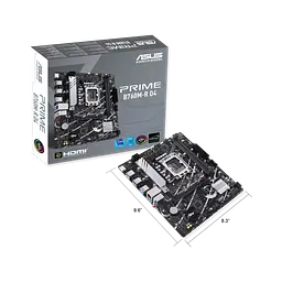 Материнська плата Asus B760M-R Prime D4 LGA 1700 (PRIME B760M-R D4)