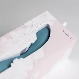 Вібратор Bloom Rose G-Spot 20 см (блакитний) - мініатюра 15