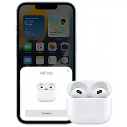 Навушники Apple AirPods 3rd generation with Wireless Charging Case (MME73TY/A) - мініатюра 5