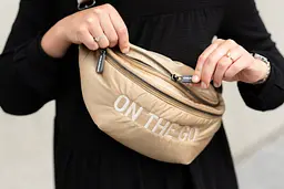Сумка через плече Childhome Banana bag, бежевий (CWBANAPBE) - мініатюра 11