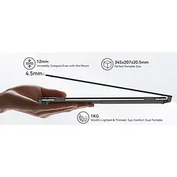 Монітор 14" Blackview DCM6Pro Dual Screen (BVDCM6PRO) 1920x1080 (FullHD) IPS 60 Hz - мініатюра 7