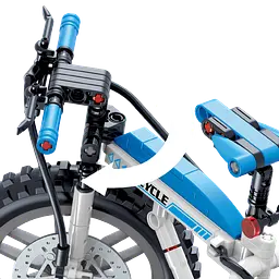 Конструктор велосипед ZHEGAO COOl DESIGN BIKE спортивний швидкісний 228 деталей - мініатюра 4