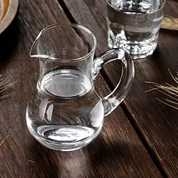 Глечик Cali з товстого скла фігурний 1.2 л, прозорий TS Kitchen HP575 - мініатюра 6