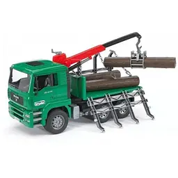 Машинка іграшкова Лісовоз MAN TGA+кран-маніпулятор Bruder 2769 Різнокольоровий shop (2400670623017)