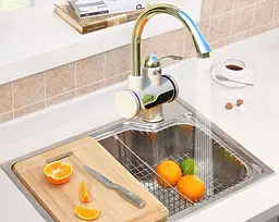 Проточний цифровий миттєвий кран водонагрівач - мініатюра 2