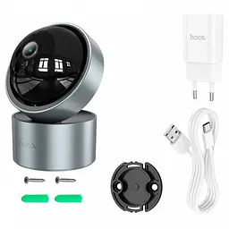 Камера відеоспостереження HOCO D5 Indoor PTZ 3MP, Wi-Fi, FHD, IP54, Мікрофон - мініатюра 5
