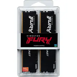 Модуль пам'яті DDR5 Kingston FURY Beast 2x16GB 6000MHz Black (KF560C36BBE2K2-32) [154333] - мініатюра 4