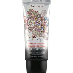 СС-крем FarmStay Formula All-In-One Galactomyces CC Cream SPF50+/PA+++, з ферментами грибів галактомісис, 50 мл