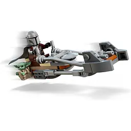 Конструктор LEGO Star Wars Швидкісний мотоцикл Мандалорця й Ґроґу 58 деталей (75436) - мініатюра 6