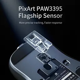 Ігрова мишка Ajazz Aj159NL P / Три режими підключення / Сенсор PAW3395 / NearLink / 26 000 DPI / Black - мініатюра 5