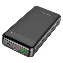 Універсальна мобільна батарея Borofone BJ19A 20000mAh PD20W+QC3.0 (Чорний) - мініатюра 3