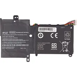 Акумулятор PowerPlant для ноутбуків HP Pavilion X360 11-K (HV02XL) 7.6V 3400mAh
