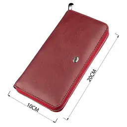 Універсальний жіночий клатч ST Leather 18865 червоний - мініатюра 6