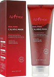 Заспокійлива маска з екстрактом троянди 100 мл Isntree Real Rose Calming Mask - мініатюра 2