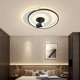 Стельова дизайнерська люстра LED Line.F MJ 50-500 BK+WT