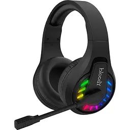 Ігрова гарнітура Bloody GR230 з LED підсвічуванням, чорний колір, Bluetooth v5.2 + 2.4GHz + 3.5 Jack (GR230 (Black))