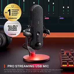 Мікрофон SteelSeries Alias RGB USB Black (61601) - мініатюра 8