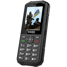 Телефон Sigma PA68 black - мініатюра 3