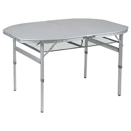 Стіл Bo-Camp Premium Oval 120x80 cm Grey (1404420) - мініатюра 1