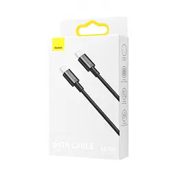 Кабель Baseus Superior Series Fast Charging Type-C to Type-C PD 100W (1m) black (CATYS-B01) - мініатюра 2