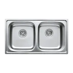 Кухонна мийка Haiba 78x43 Double decor HB0567, Decor