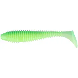 Силікон Keitech Swing Impact Fat 3.8" EA#11 Lime ChartreuseGlow (6 шт/уп)