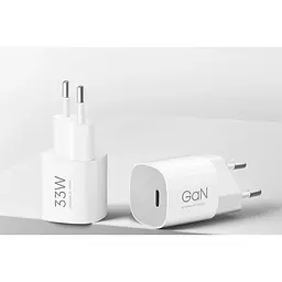 МЗП блочок Xiaomi 33W Nano Type C (BHR087LEU) white UA - мініатюра 3