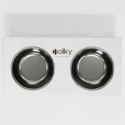 Hollky Base XL20 — миски на підставці для великих собак (2 × 1,8 л) - мініатюра 3