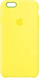 Чехол-накладка силиконовый противоударный для Apple iPhone 6s/6, панель с защитой всего корпуса, софт-тач, желтый, ArmorStandart (ARM48225)