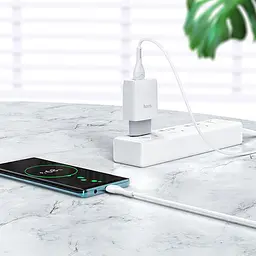 Зарядний пристрій HOCO C72Q Glorious QC3.0 3A 18W Set with MicroUSB cable white - мініатюра 4