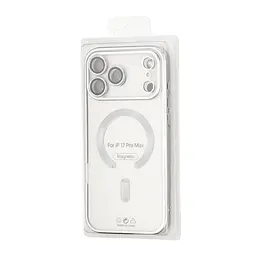 Чохол Ductil Metallic Edge with MagSafe (Protected Camera & Lens) iPhone 17 Pro Max Silver - мініатюра 2